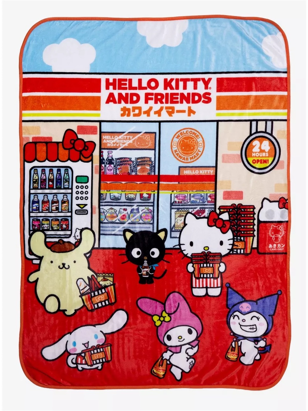 Hello Kitty Food Mart Blanket